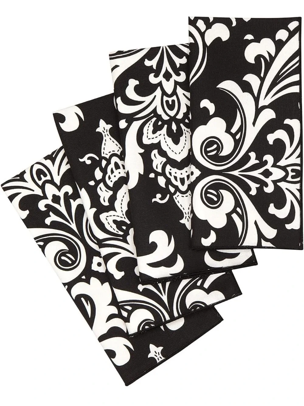 Black Napkins Cloth Fabric, 100% Cotton Linen Napkin Set of 8. 2096/bb8-3